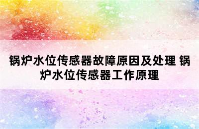 锅炉水位传感器故障原因及处理 锅炉水位传感器工作原理